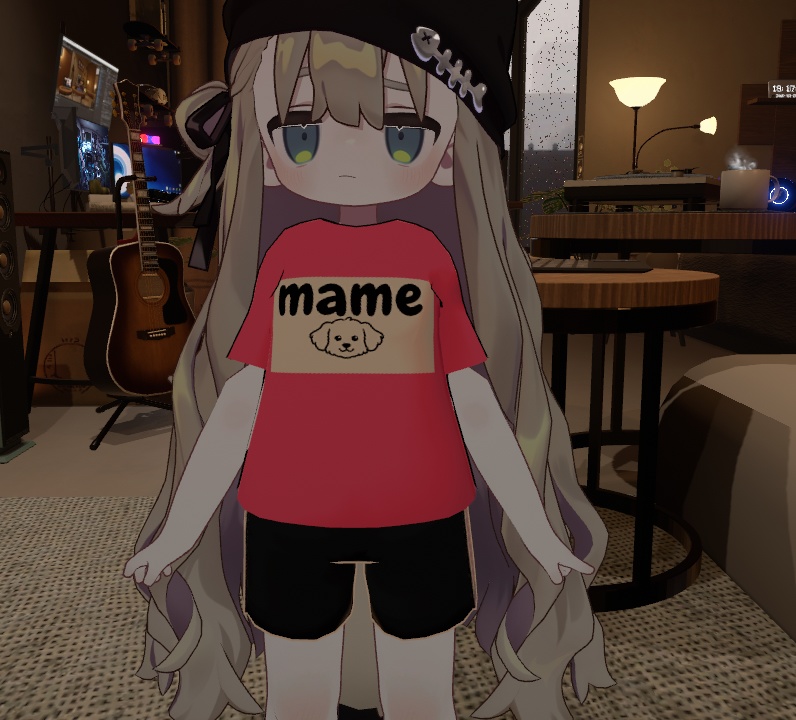 ★-free-無料★VRChat用「まめふれんず対応」まめ部屋着セット MA/liltoon対応