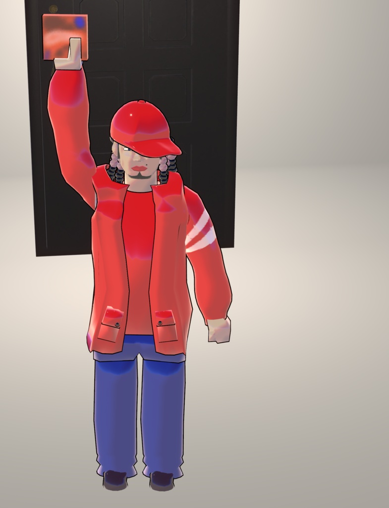 -free-無料 VRChat用【Diggy人形キーホルダー】MA/liltoon対応