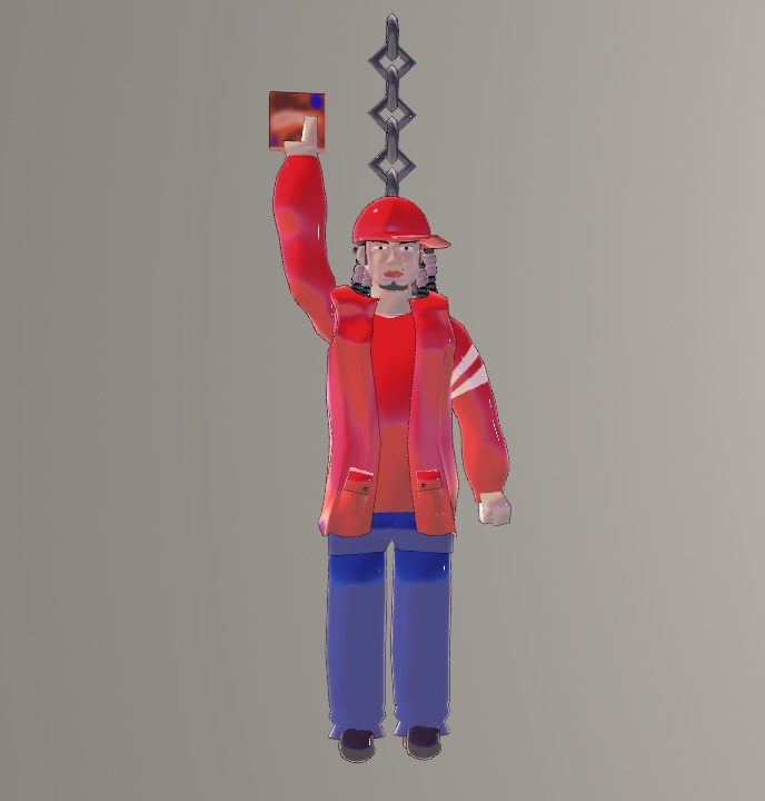 -free-無料 VRChat用【Diggy人形キーホルダー】MA/liltoon対応