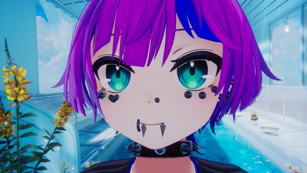 VRChat用【ピアス10種セット】MA/liltoon対応