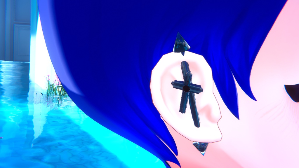 VRChat用【ピアス10種セット】MA/liltoon対応