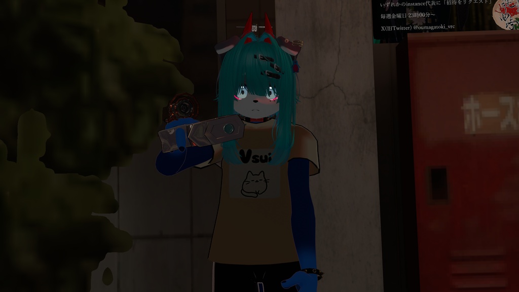 VRChat用拳銃「フルオートレーザーピストル」MA/liltoon対応