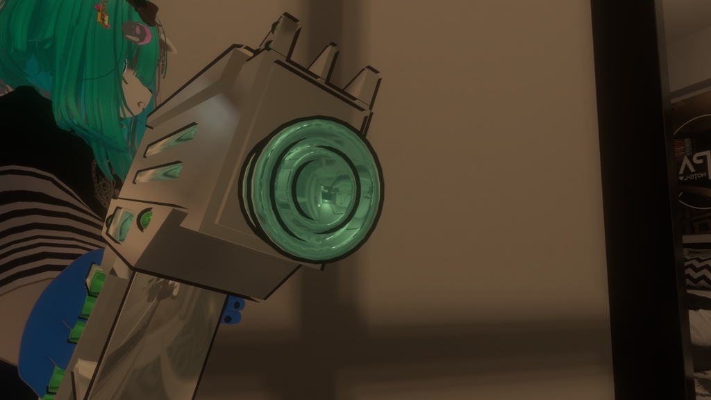 VRchat用「フルオート連射レーザーSMGギミック」MA/liltoon対応