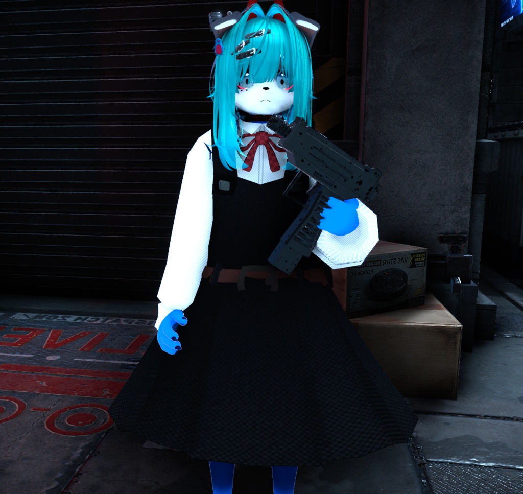 【セール50%オフ】VRchat用サブマシンガン「フルオート連射SMG」MA/liltoon対応
