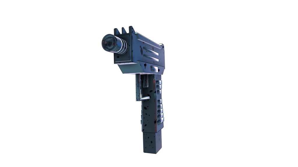 【セール50%オフ】VRchat用サブマシンガン「フルオート連射SMG」MA/liltoon対応