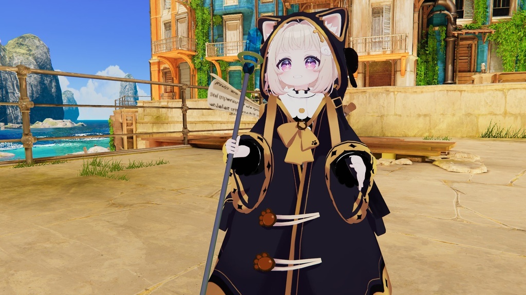 VRchat用魔法付き「魔導士の杖ギミック」MA/liltoon対応