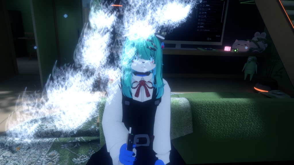 VRChat用「シンプルタバコギミック」MA/liltoon対応