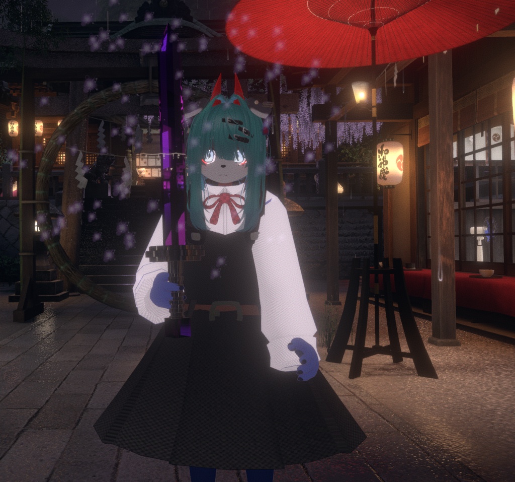 【セール50%オフ】VRChat用「クリスタルの剣(魔法ギミックあり)」MA/liltoon対応