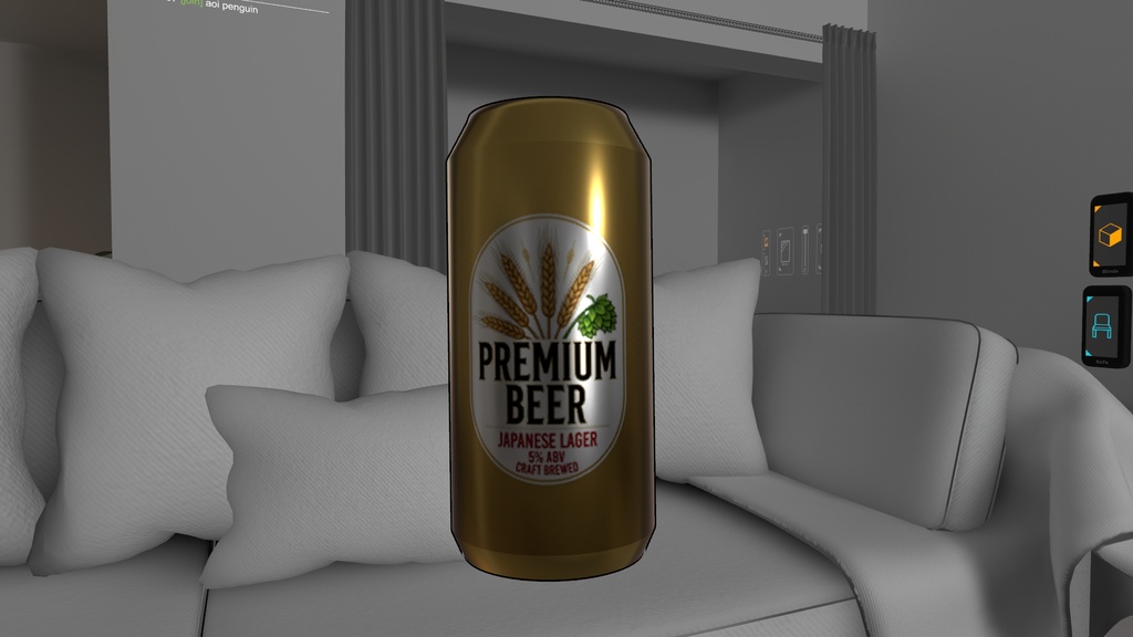 VRchat用「飲めるお酒(ビール)」MA/liltoon対応