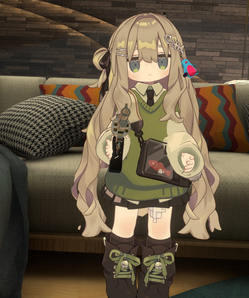 VRChat用「ガンプレイギミックリボルバー」MA/liltoon対応