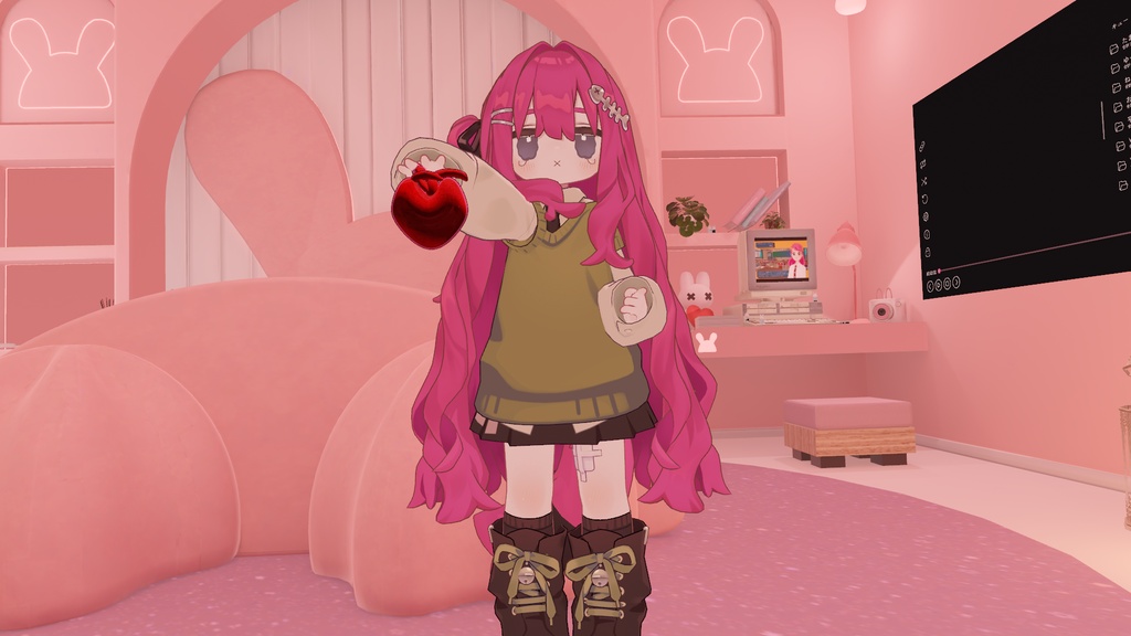 VRChat用「あたしの心臓あげる ギミック」MA/liltoon対応