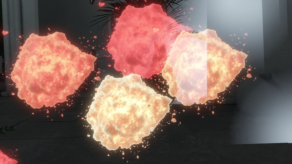VRchat用「触れたものを爆弾に変えて爆破するギミック」MA/liltoon対応
