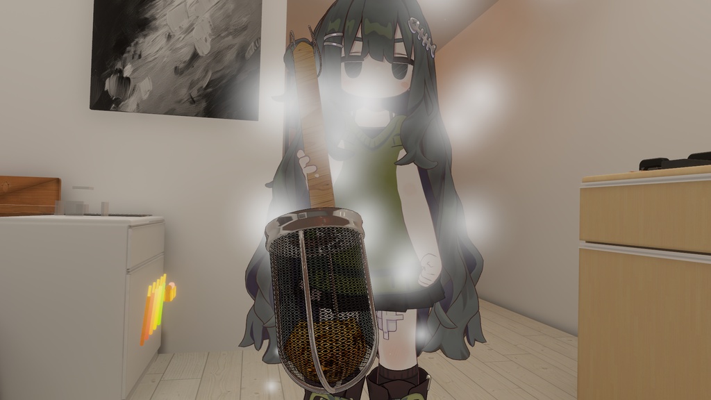 VRChat用「アチアチ!湯切りショットギミック」MA/liltoon対応