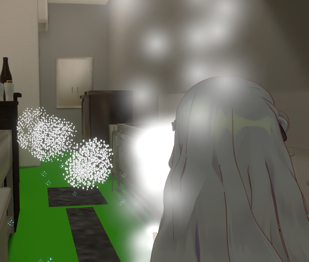 VRChat用「アチアチ!湯切りショットギミック」MA/liltoon対応