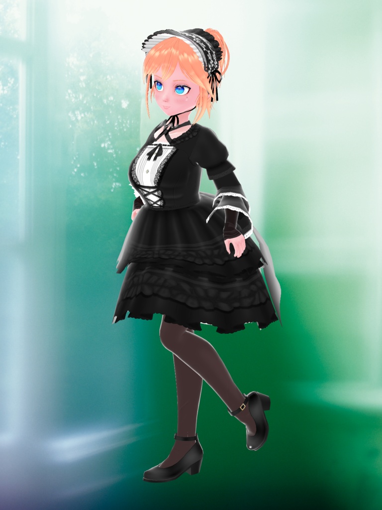 VRoid用ゴシックドレスVer1.0