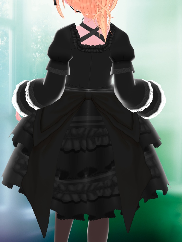 VRoid用ゴシックドレスVer1.0