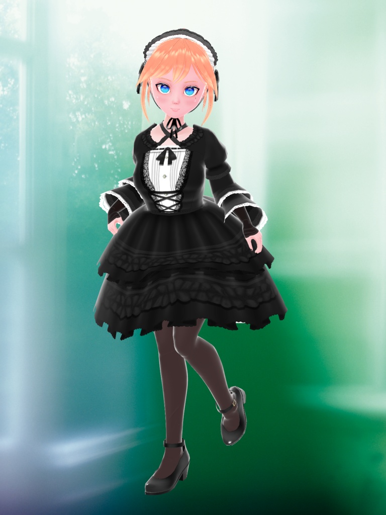 VRoid用ゴシックドレスVer1.0
