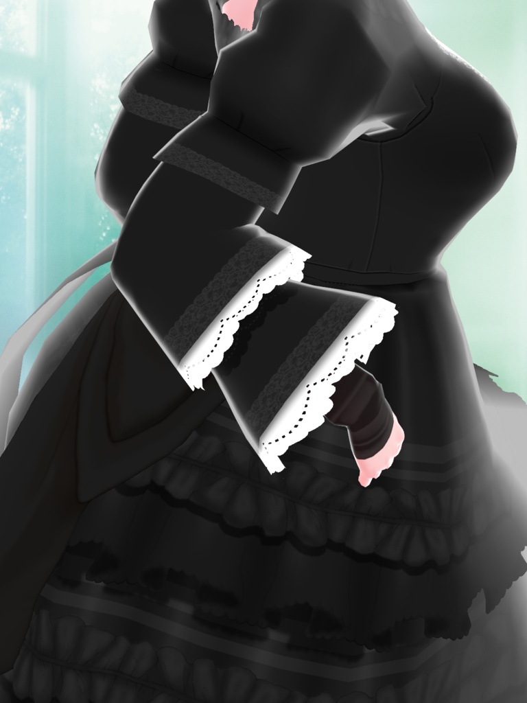 VRoid用ゴシックドレスVer1.0