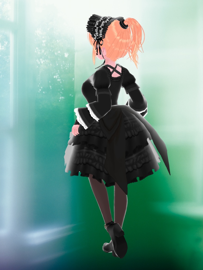 VRoid用ゴシックドレスVer1.0