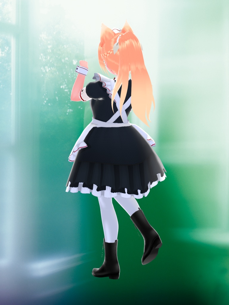 VRoid用 メイドドレスVer2.2 おまけ付き