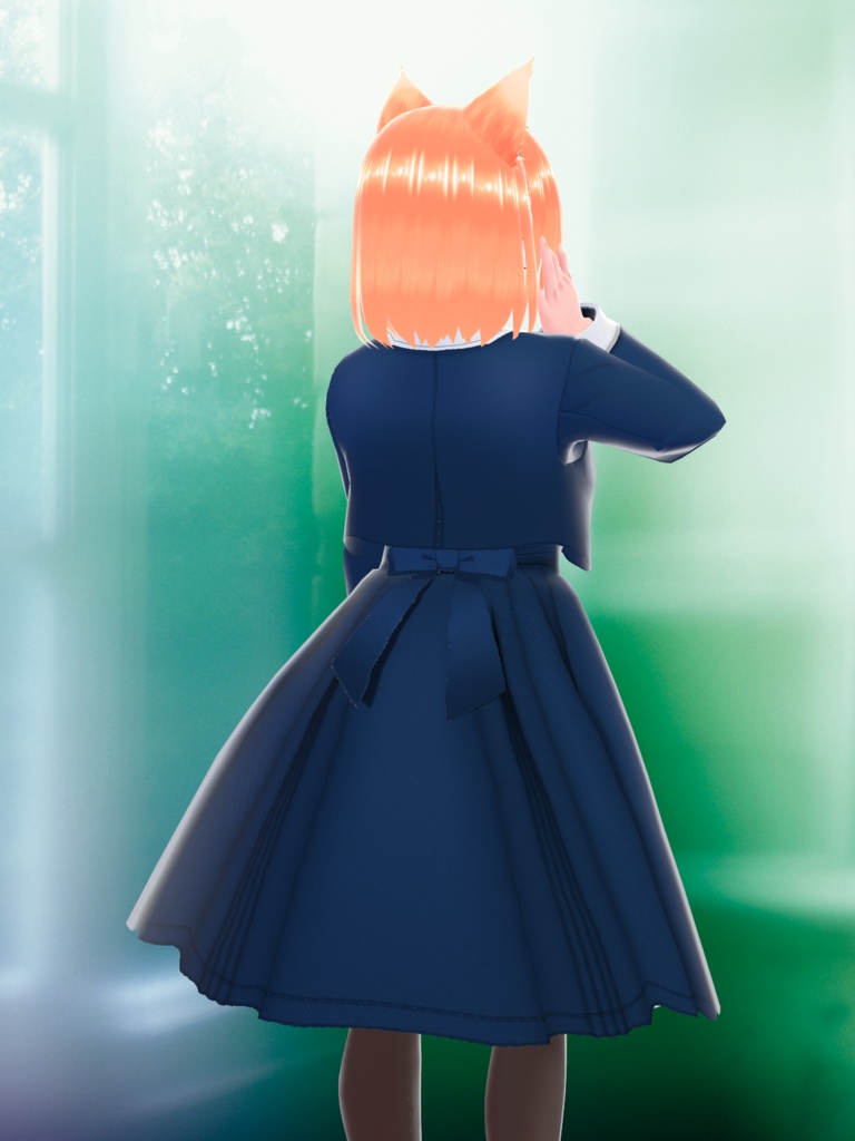 VRoid用オリジナル制服5色セット