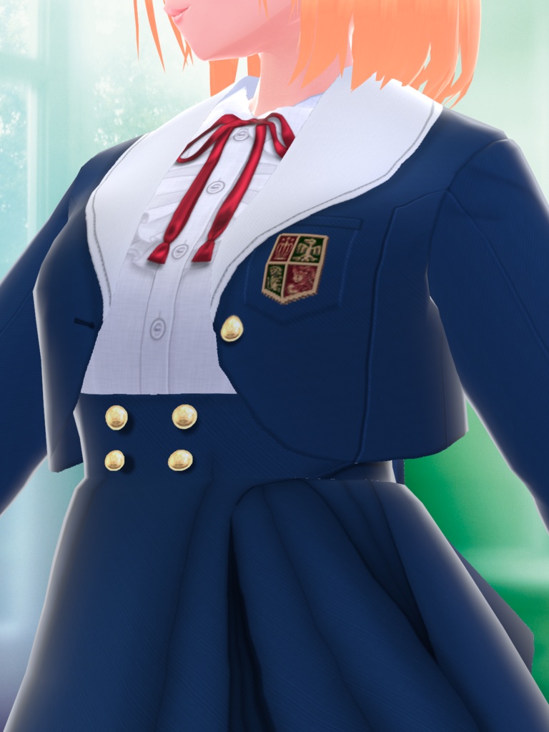 VRoid用オリジナル制服5色セット