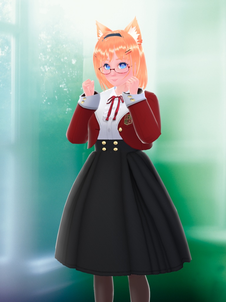 VRoid用オリジナル制服5色セット