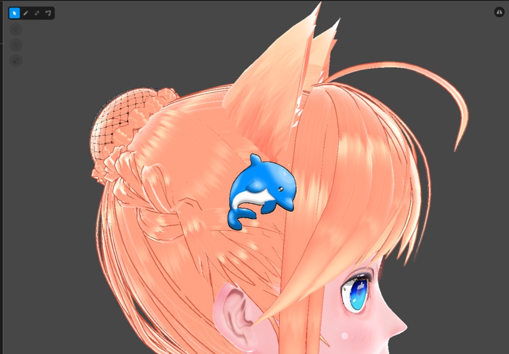 VRoid用手作りアクセサリーセット無料