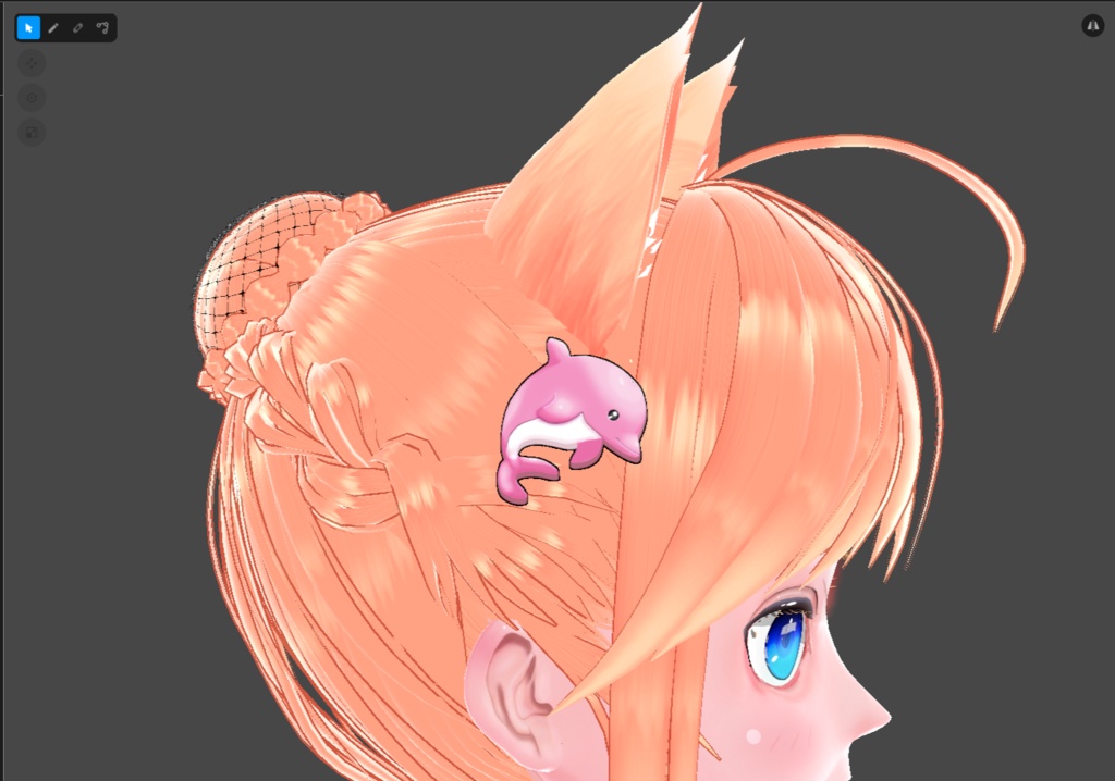 VRoid用手作りアクセサリーセット無料