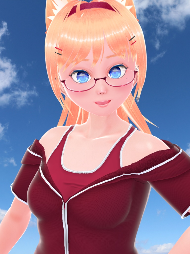 VRoid用レギンススポーツウェアセット