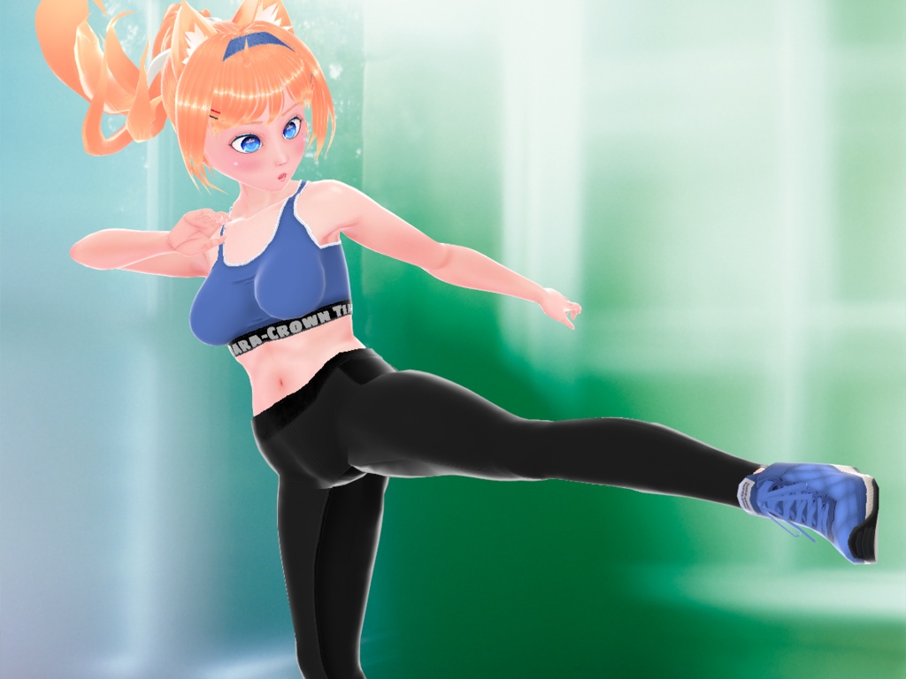 VRoid用レギンススポーツウェアセット