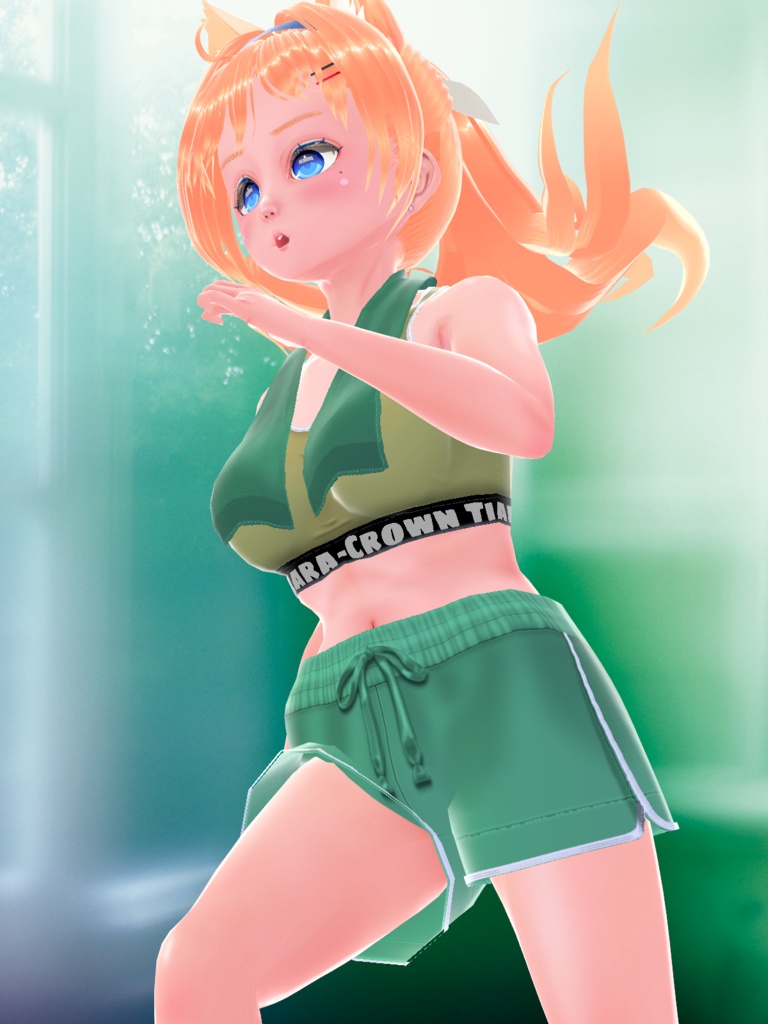 VRoid用レギンススポーツウェアセット