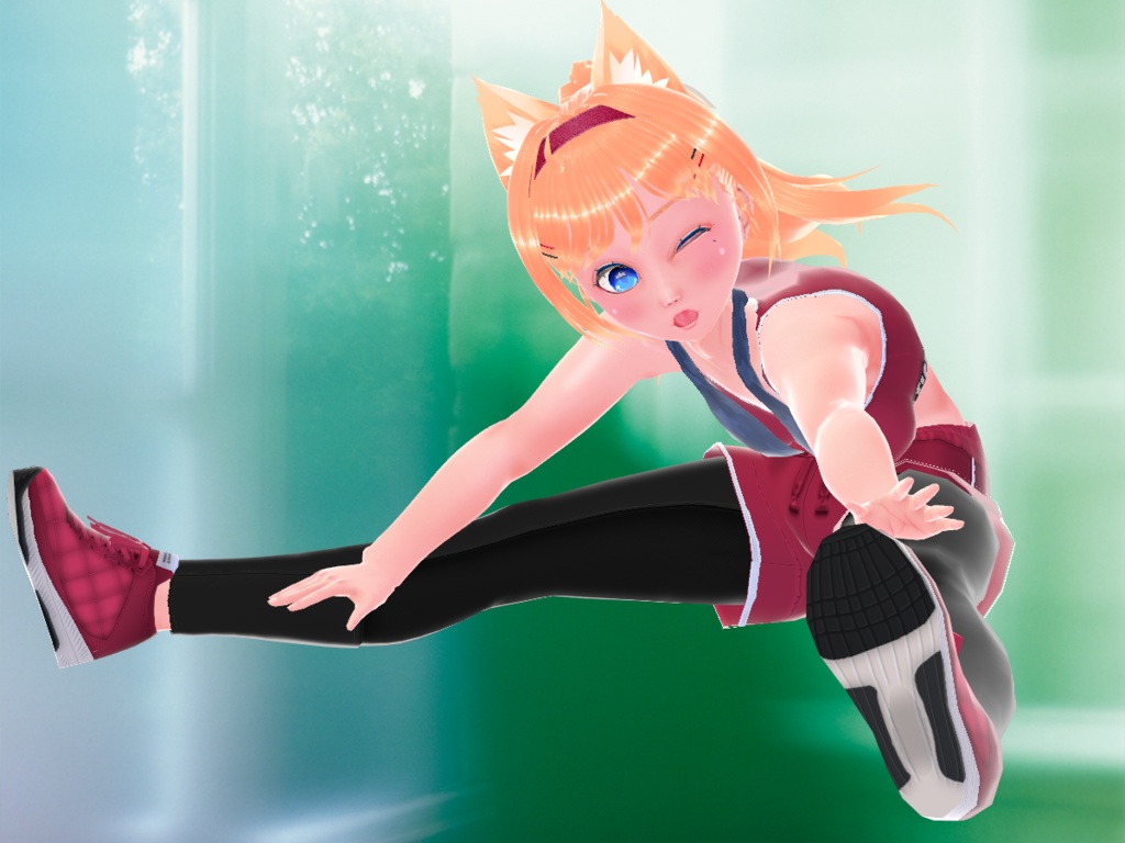 VRoid用レギンススポーツウェアセット