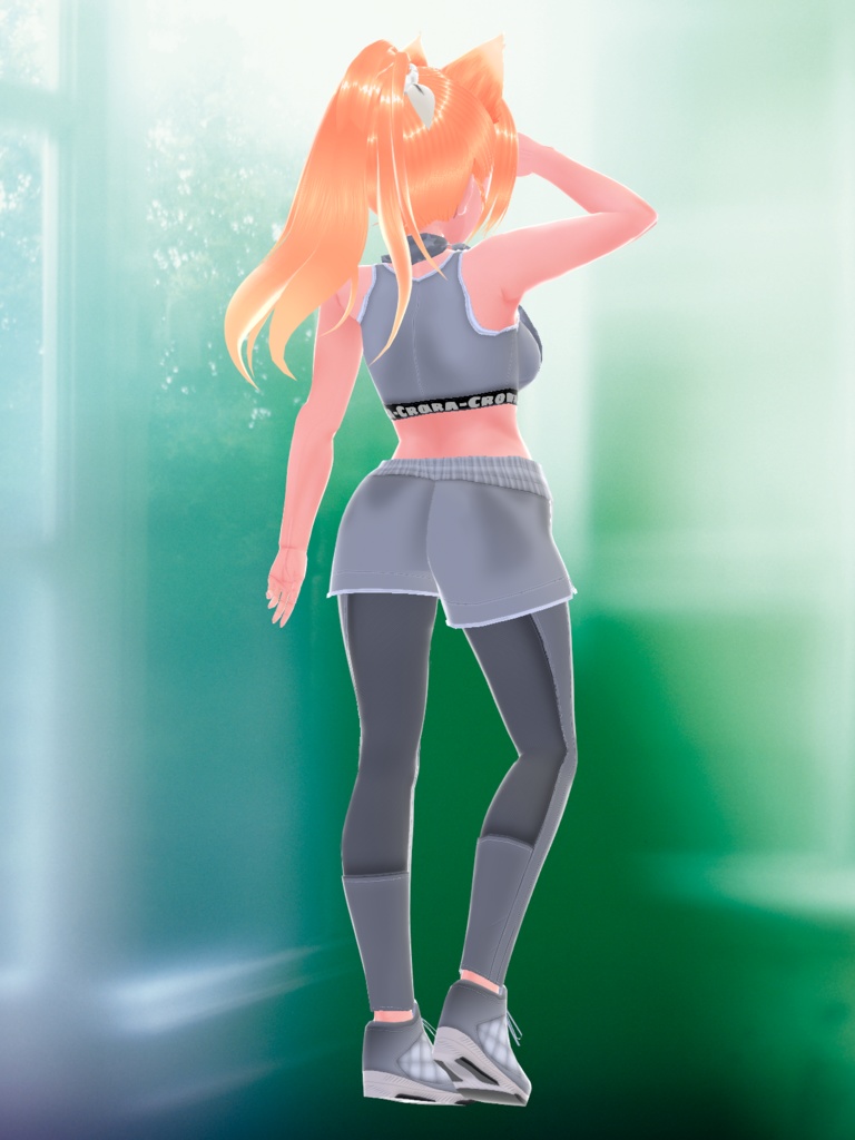 VRoid用レギンススポーツウェアセット