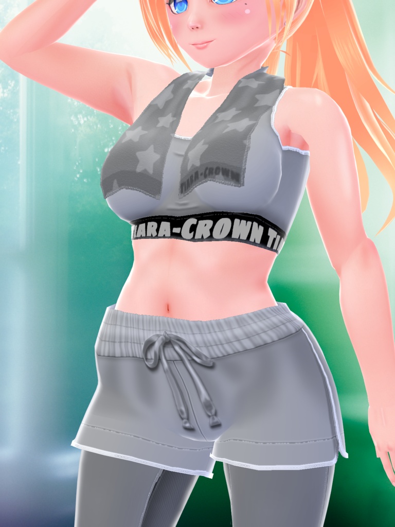 VRoid用レギンススポーツウェアセット