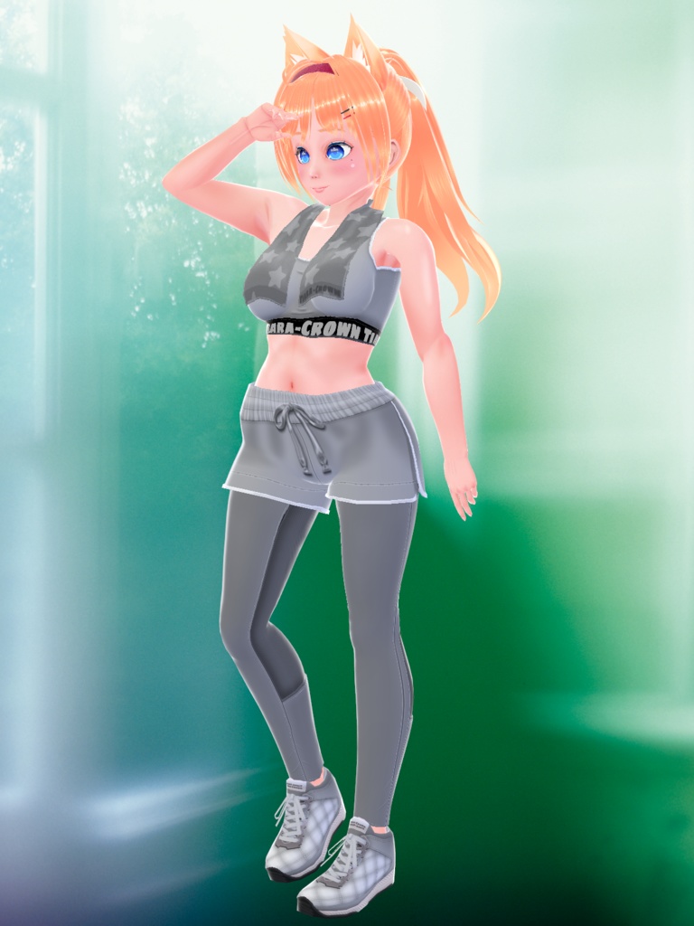 VRoid用レギンススポーツウェアセット