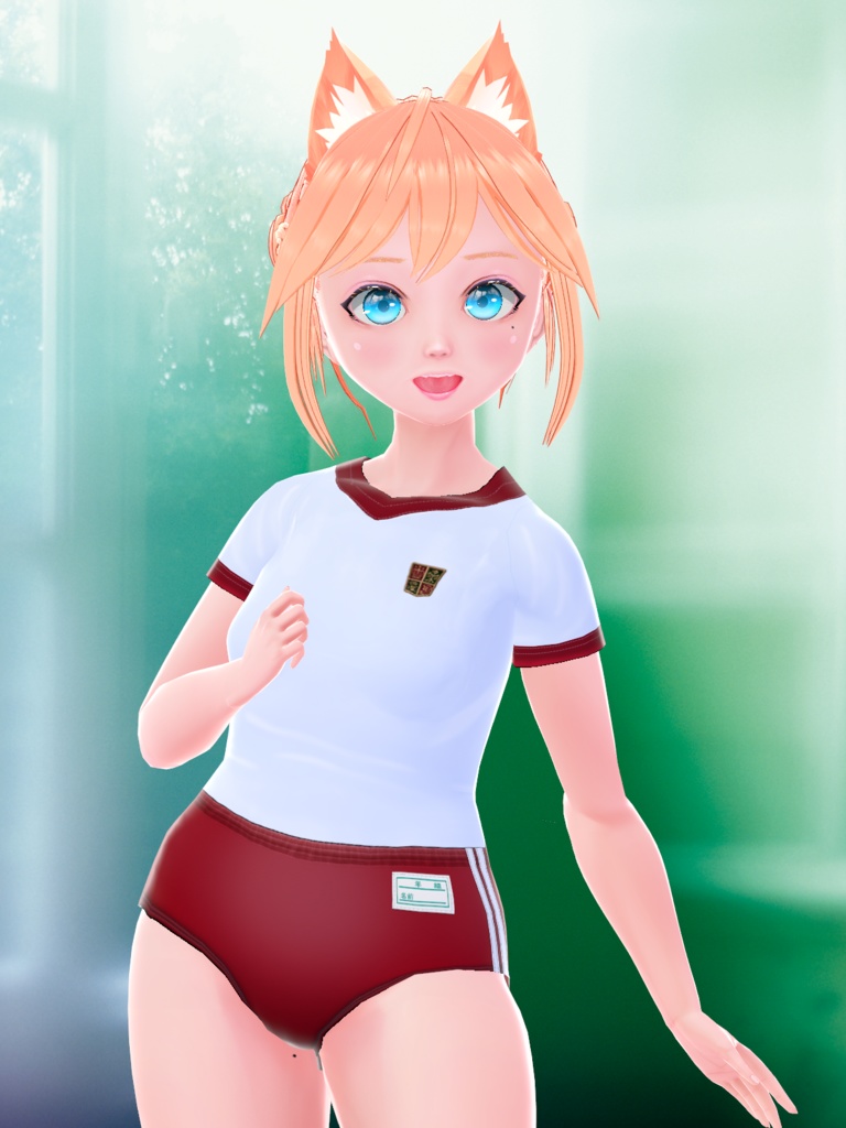 VRoid用「王冠学園セーラー服(夏・冬)」「王冠学園体操服(ブルマ)2色」