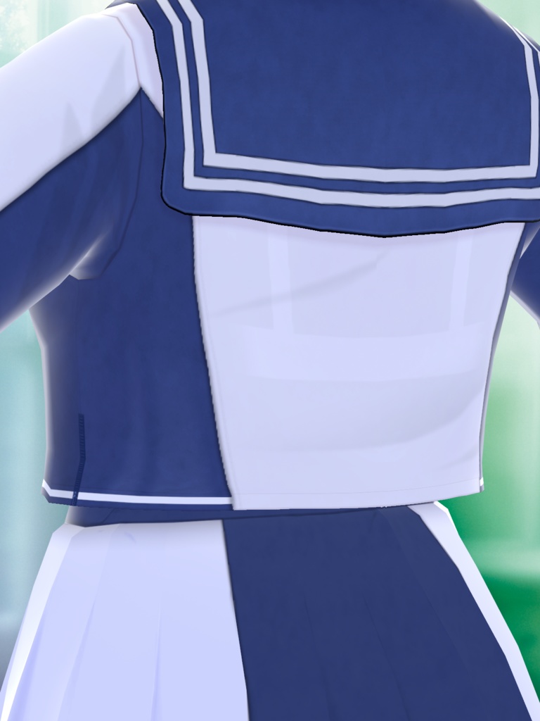 VRoid用「王冠学園セーラー服(夏・冬)」「王冠学園体操服(ブルマ)2色」