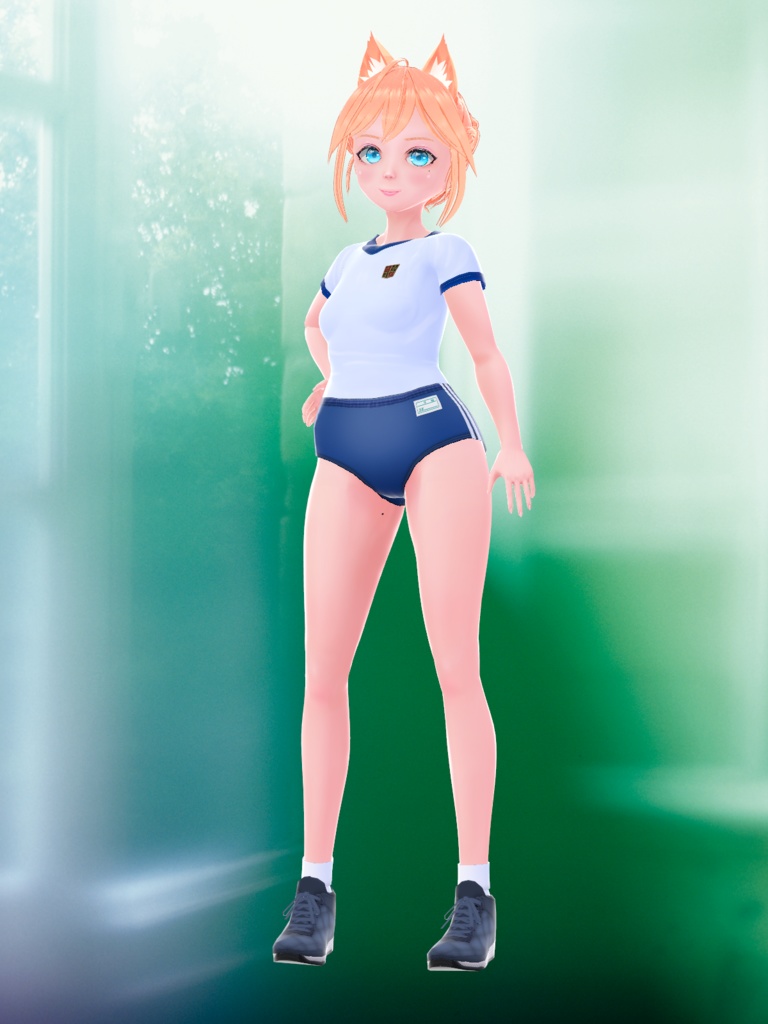 VRoid用「王冠学園セーラー服(夏・冬)」「王冠学園体操服(ブルマ)2色」