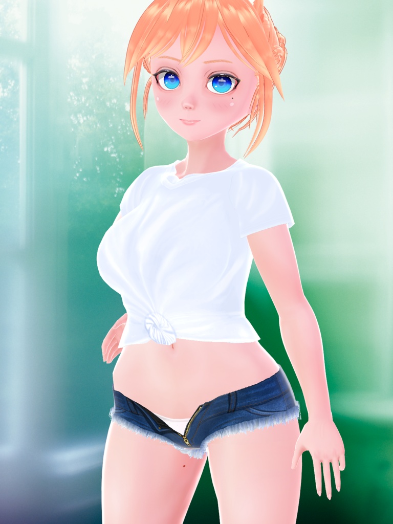 VRoid用 デニムパンツセットVer1.2 おまけ付