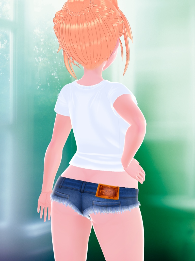 VRoid用 デニムパンツセットVer1.2 おまけ付