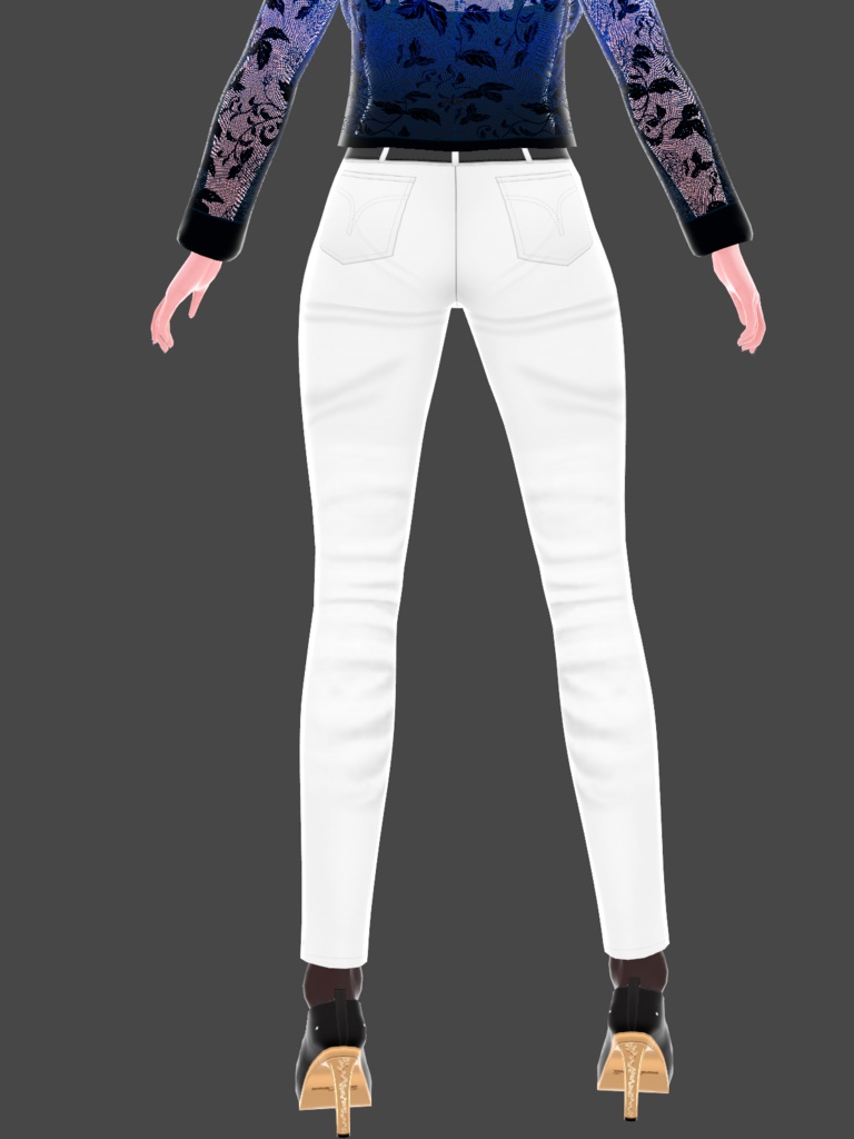 VRoid用「メッシュジャケット&スキニーパンツ」おまけ付