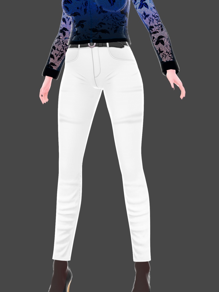 VRoid用「メッシュジャケット&スキニーパンツ」おまけ付