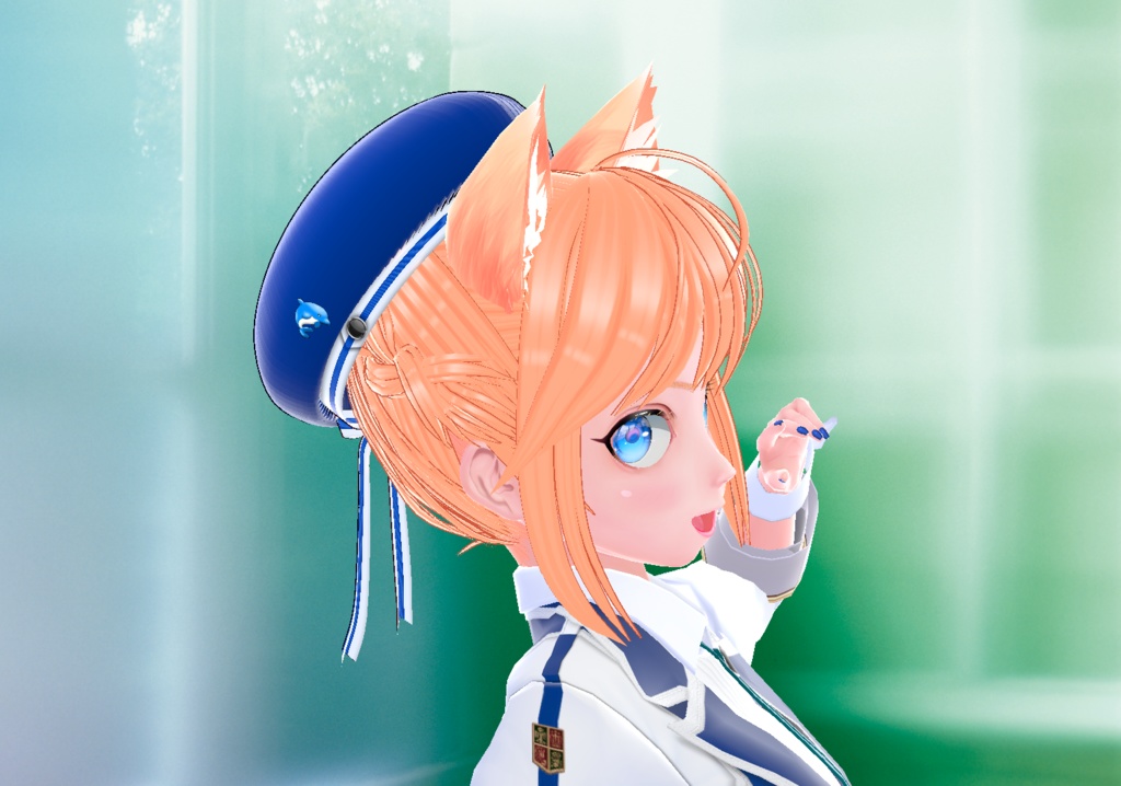 VRoid用 「ベレー帽&シルクハット」セット