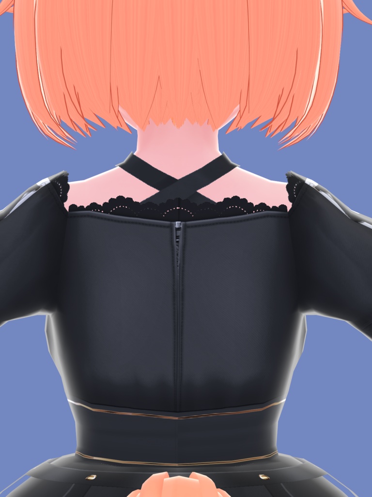 VRoid用 ゴシックドレスⅡVer1.5 10色セット