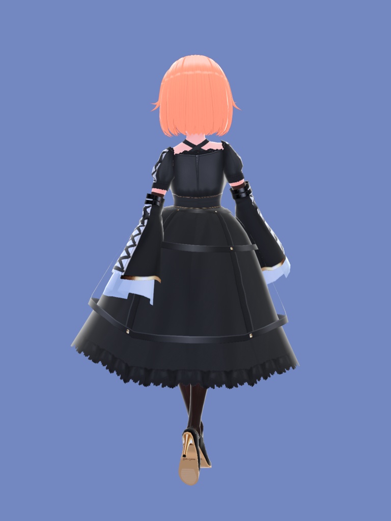 VRoid用 ゴシックドレスⅡVer1.5 10色セット