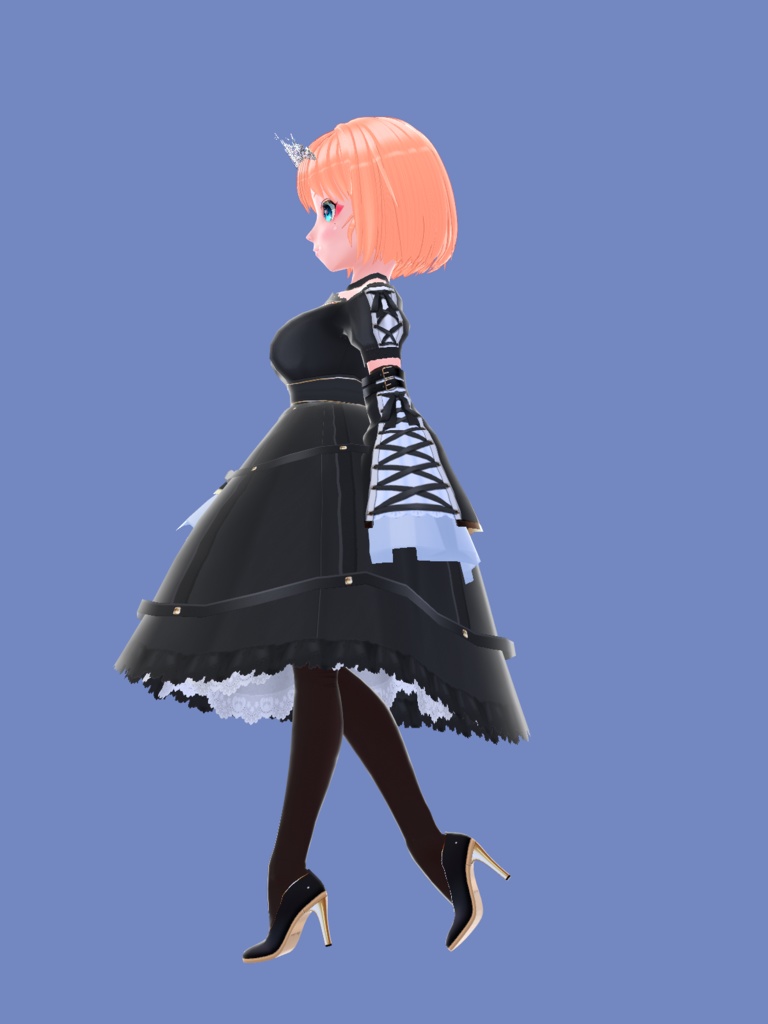 VRoid用 ゴシックドレスⅡVer1.5 10色セット