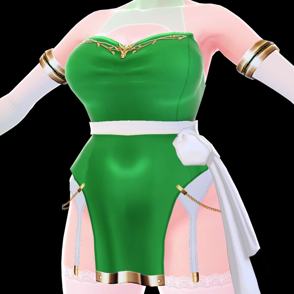 VRoid用 森のエルフ衣装Ver1.0