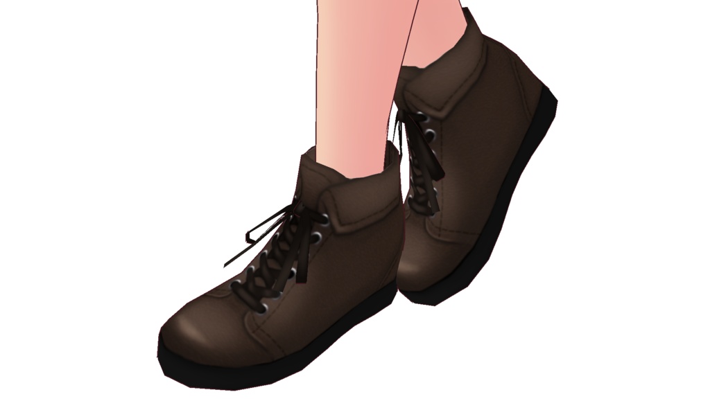 【#Vroid正式版 対応】ショートブーツ3色