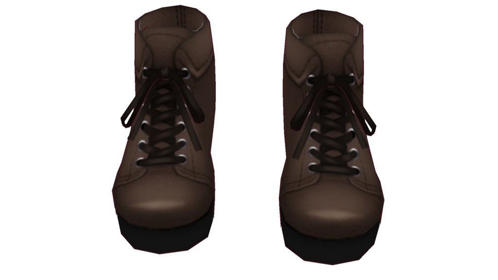 【#Vroid正式版 対応】ショートブーツ3色